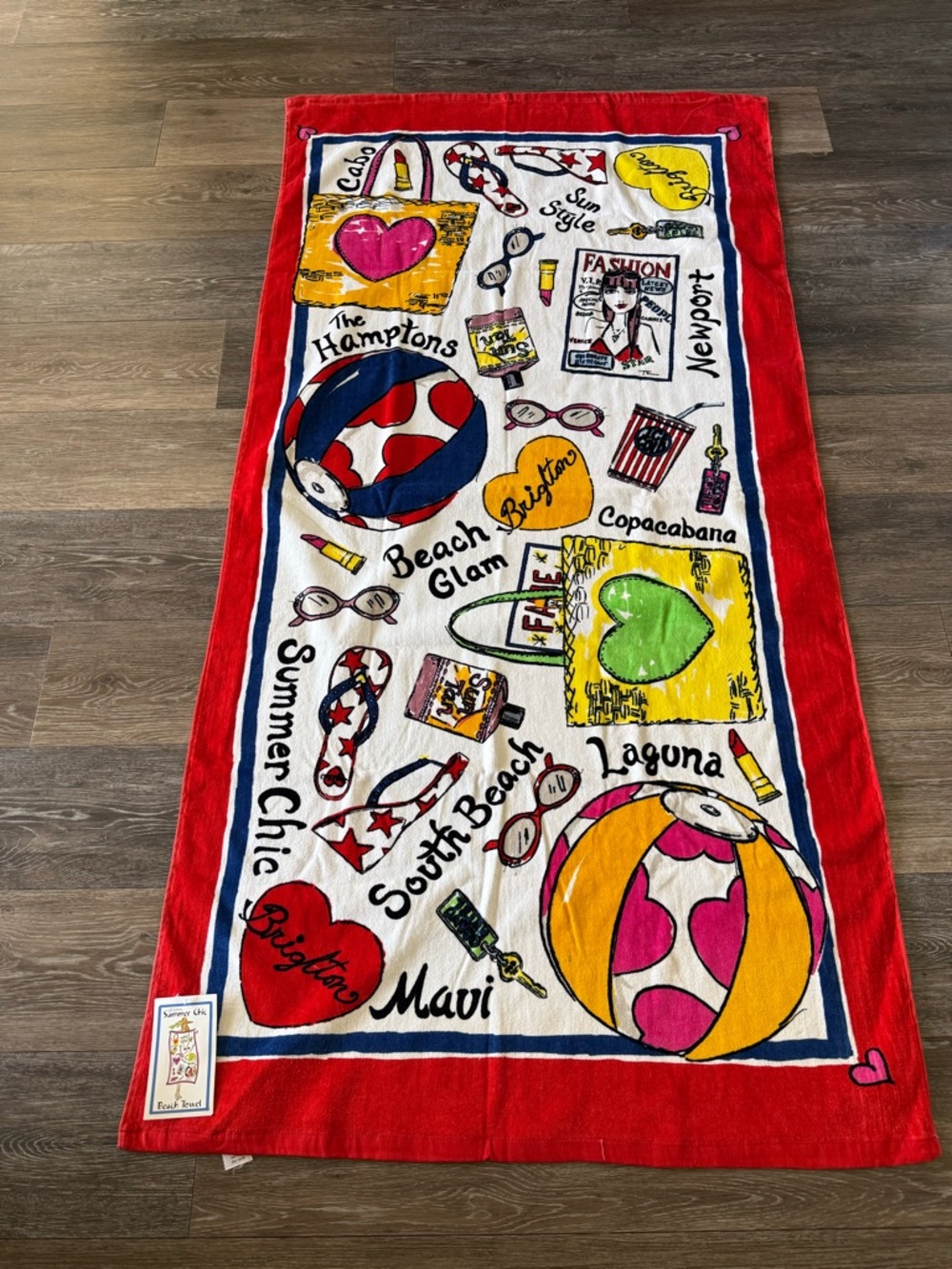 Brighton Beach Towel NEW 35”x68” Deluxe